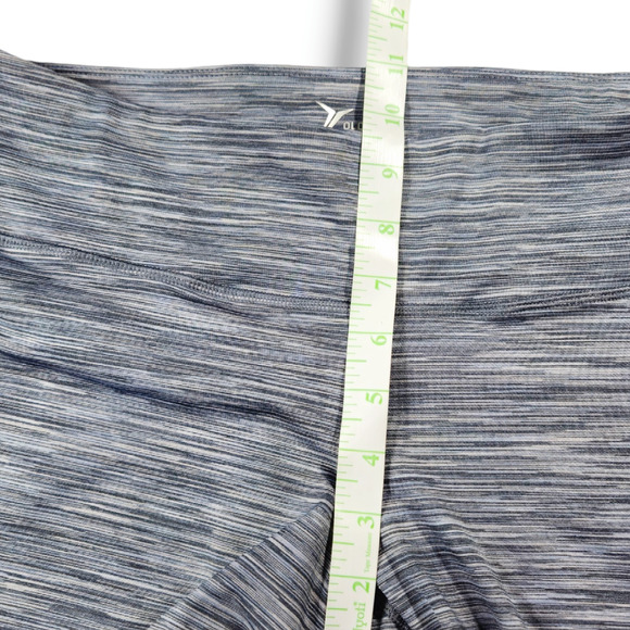 EUC Old Navy Active Go-Dry Twist-Hem Leggings Sz. L [12-14] Gray Spacedye - Picture 8 of 11